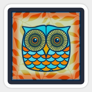 Kitschy Owl Sticker